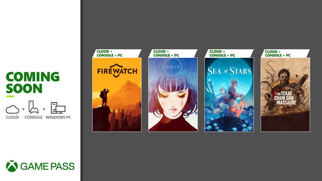 Coming to Xbox Game Pass: Sea of Stars, The Texas Chain Saw Massacre, Gris, and Firewatch