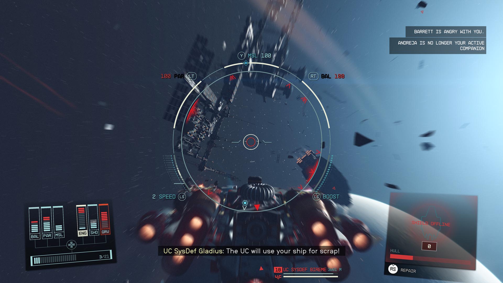 Starfield Space Combat screenshot