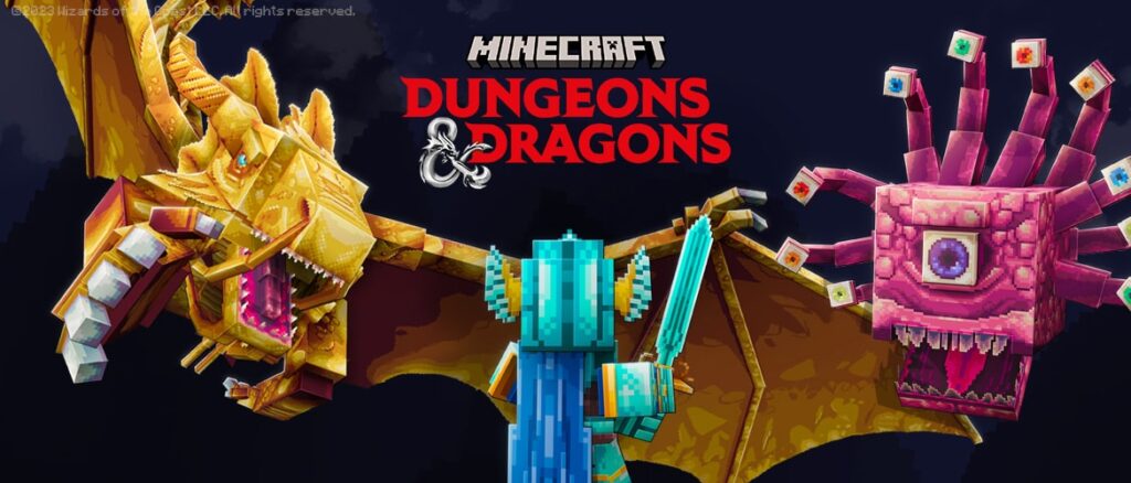 This epic image shows a sword-wielding character facing up to an enormous dragon in the brand new Dungeons & Dragons DLC