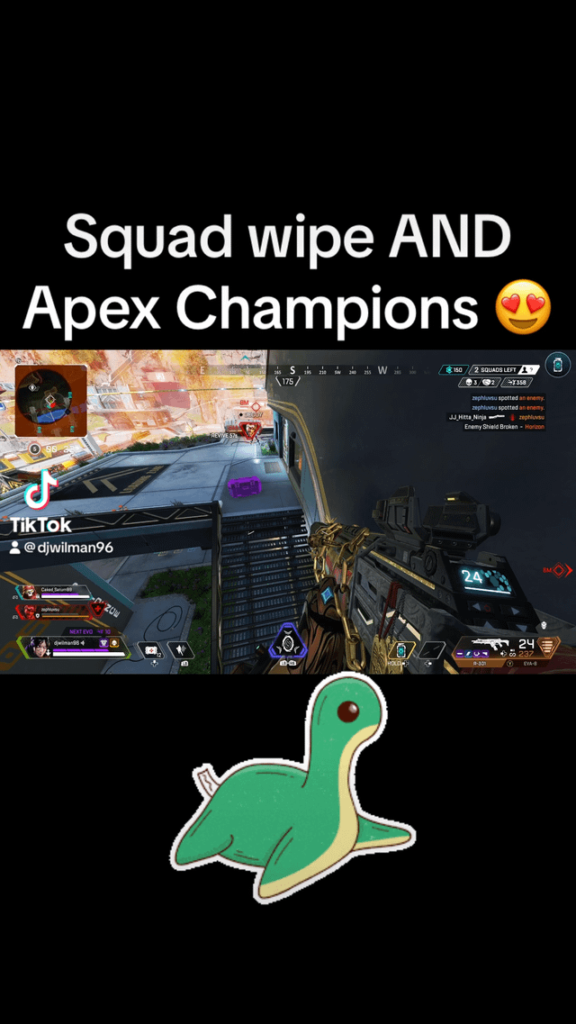 Squad wipe AND Apex Champions 😍