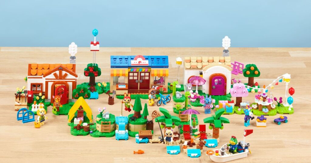 Nook’s Cranny, Kapp’n’s boat made into Animal Crossing Lego sets