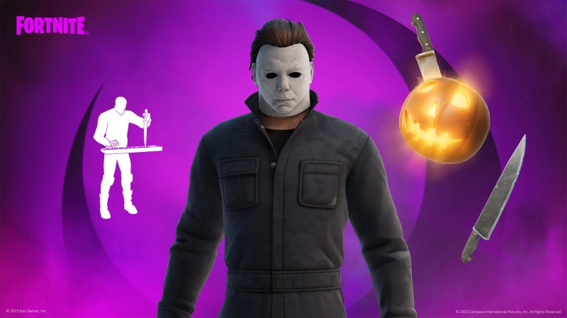 Fortnitemares 2023 Alan Wake Halloween Michael Myers Jack Skellington