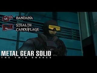 Special Items [Bandana & Stealth Camouflage] Metal Gear Solid Twin Snakes