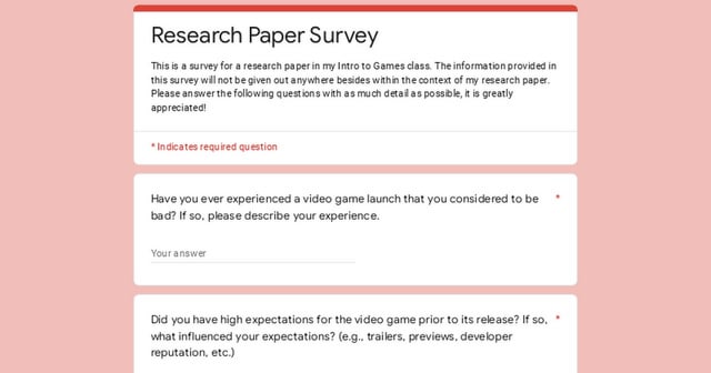 Research Paper Survey