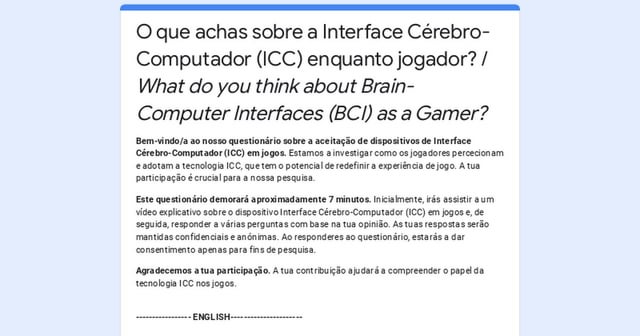 What do you think about Brain-Computer Interfaces (BCI) as a Gamer?