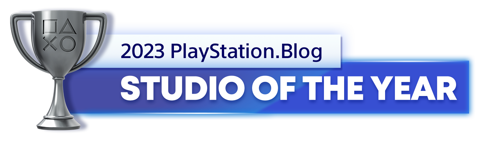  "Silver Trophy for the 2023 PlayStation Blog Studio of the Year Winner"