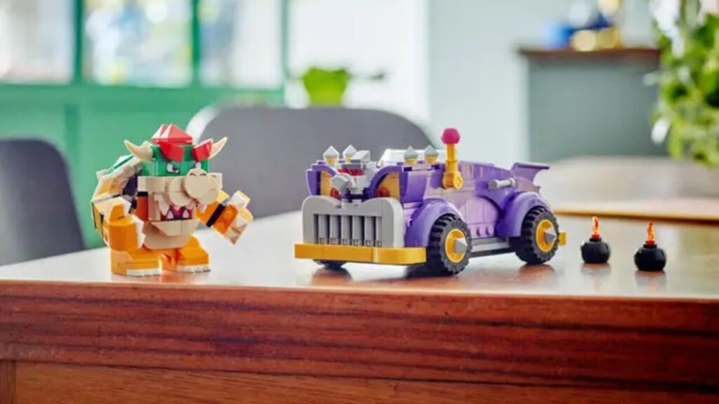 Bowser's Muscle Car Expansion Set Joins Super Mario LEGO Line January 2024