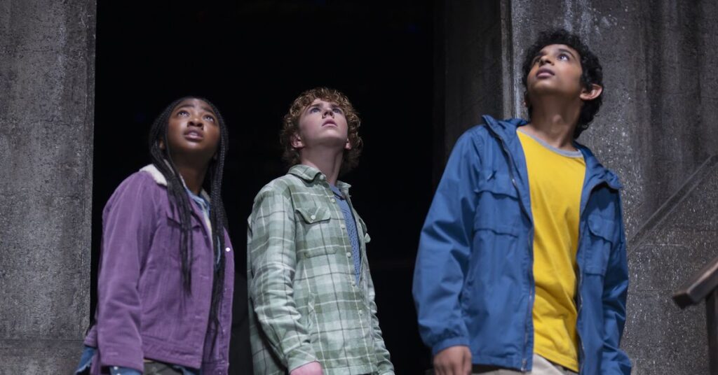 Yes, there is a post-credits scene for Percy Jackson