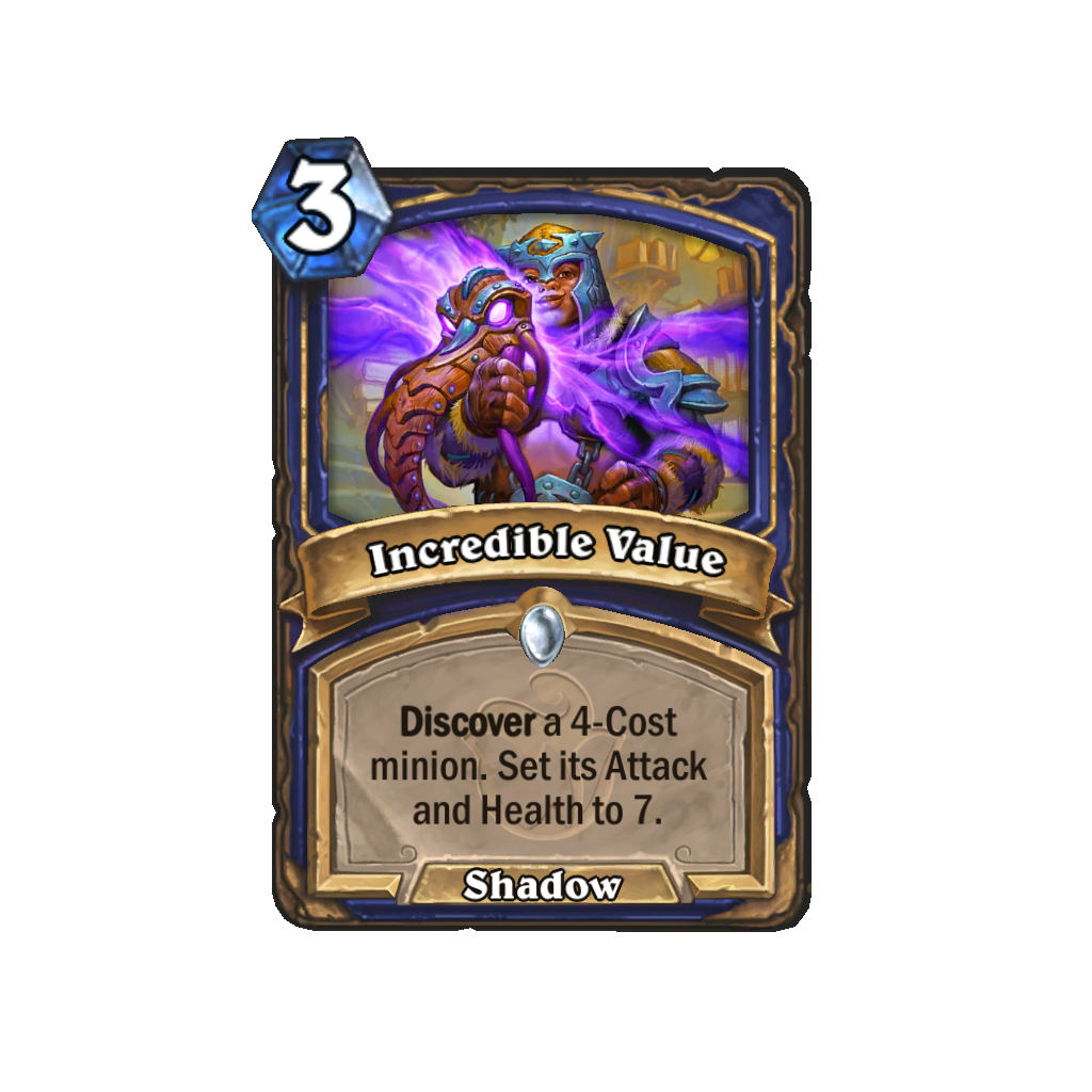 Reveal cards from Hearthstone's Whizzbang's Workshop expansion