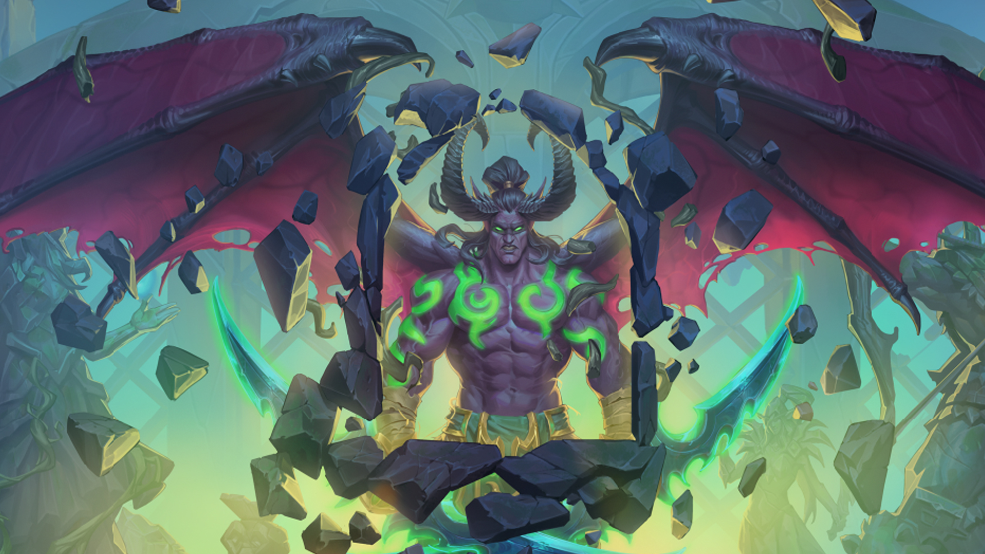 Hearthstone Demon Hunter Illidan Stormrage Hero