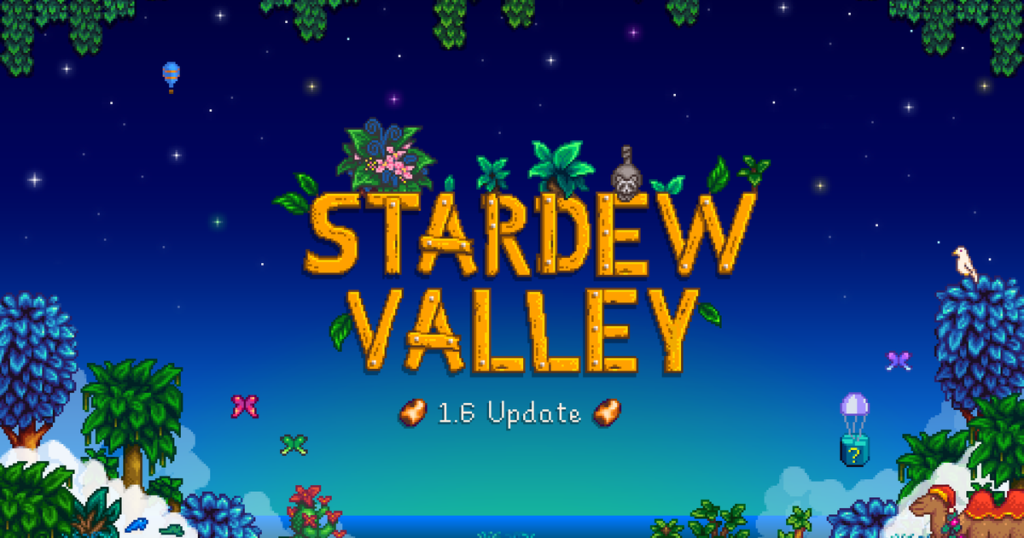 Stardew Valley update 1.6 is live with a treasure trove of content such as new pets, festivals, mystery boxes, and more farm-fresh delights