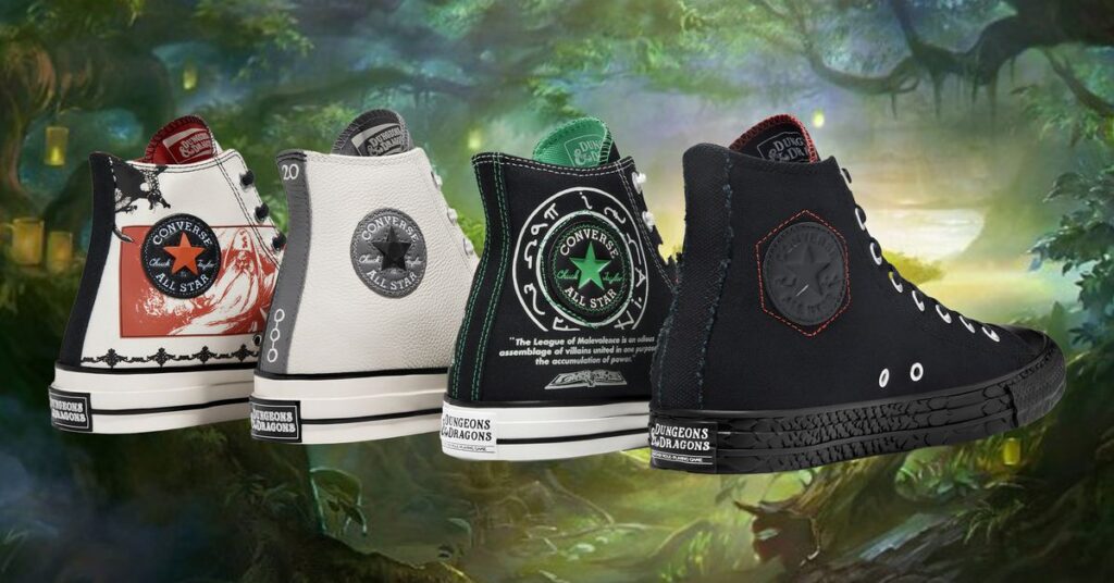 Converse’s new D&D collection of high tops and other gear are a critical success