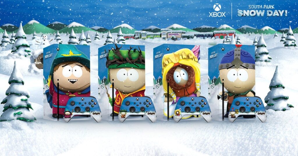 Xbox celebrates release of South Park: Snow Day by giving away four custom South Park-themed Series X consoles