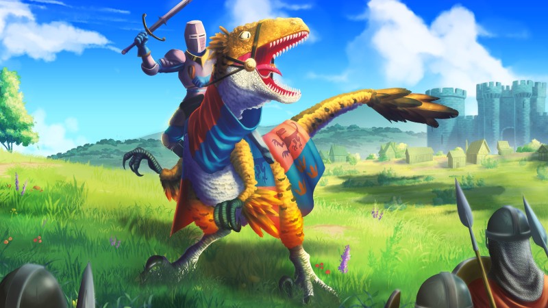 Fight Vikings While Riding Dinosaurs In New Medieval Strategy Game Dinolords