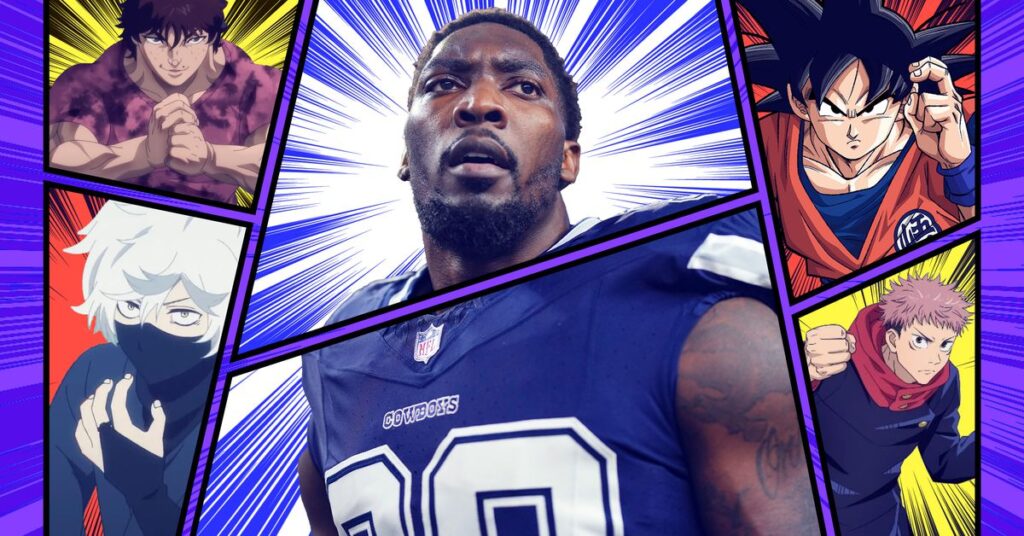 The NFL’s DeMarcus Lawrence drafts his anime football dream team