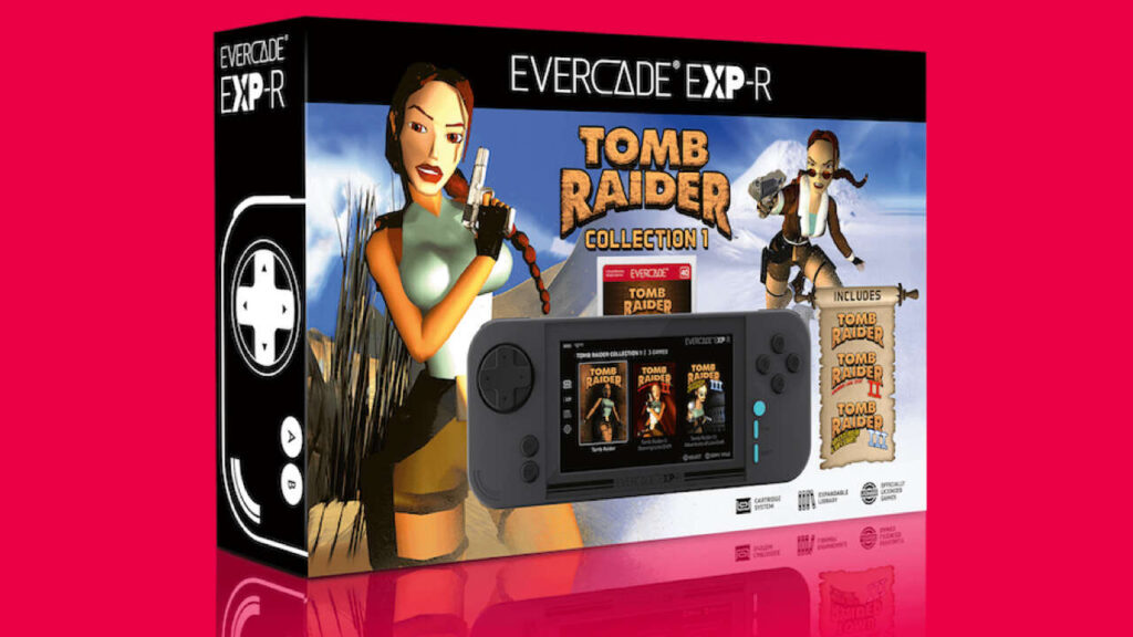 Preorder Evercade's New Retro Gaming Devices Bundled With Tomb Raider Cartridge At Amazon