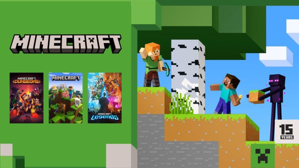 Minecraft Celebrates 15 Years With Switch eShop Anniversary Sale, 50% Off