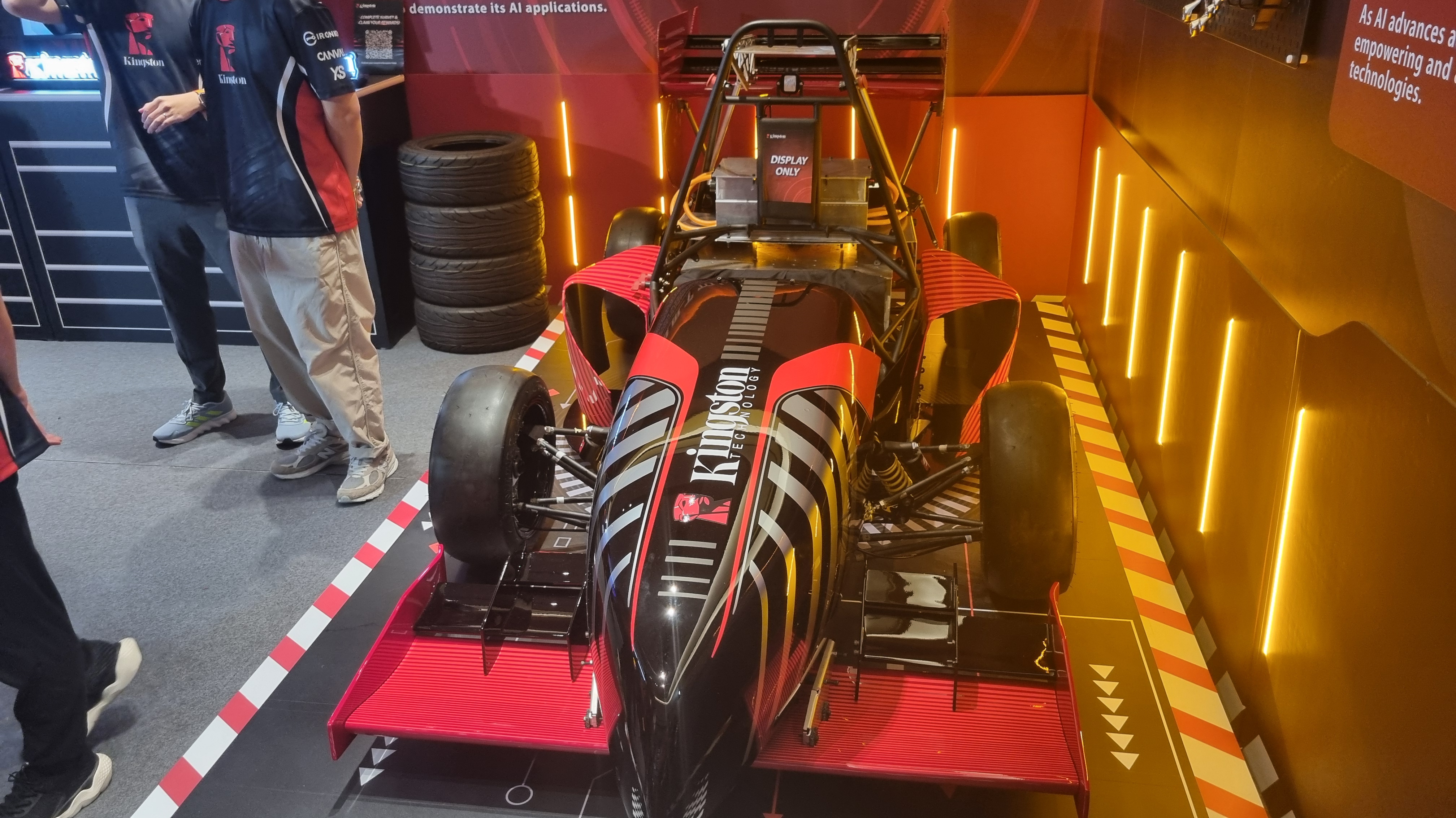 A racecar at Computex 2024