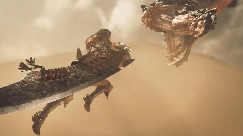 Monster Hunter Wilds Latest Gameplay Trailer Shows Off Thrilling Desert Battle