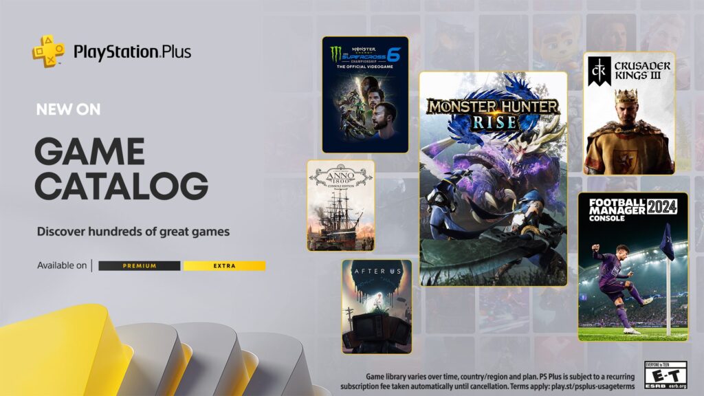 PlayStation Plus Game Catalog for June: Monster Hunter Rise, Football Manager 2024, Crusader Kings III, After Us and more 