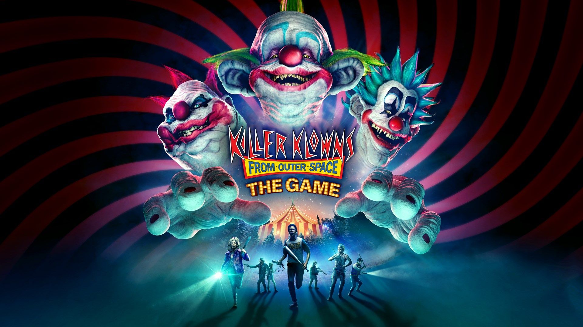 Killer Klownz From Outer Space: The Game Key Art