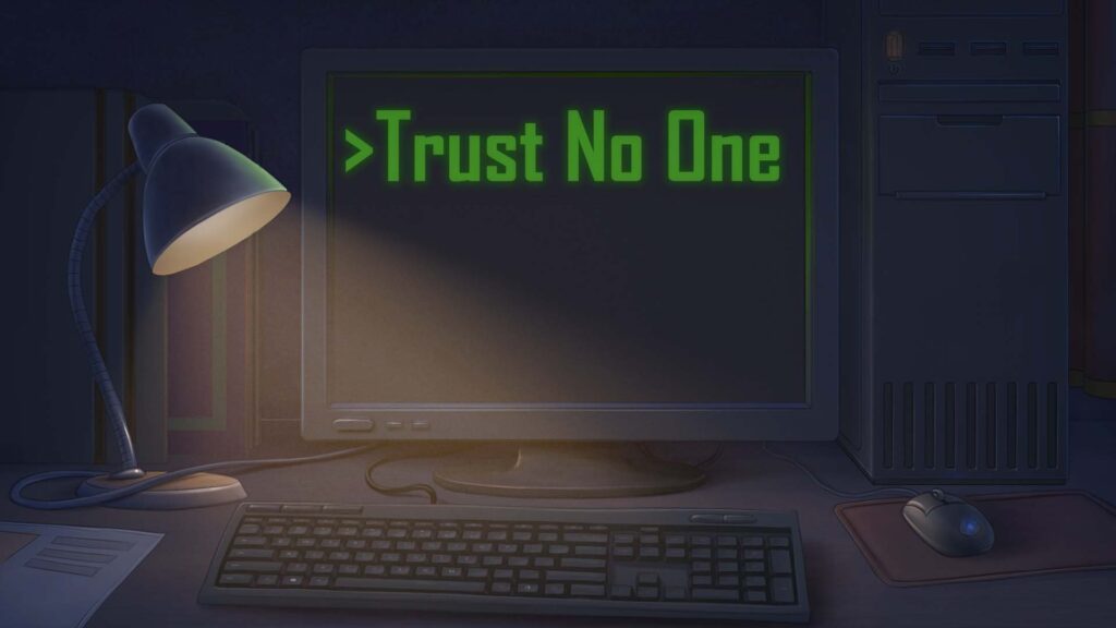 Trust NO - key art