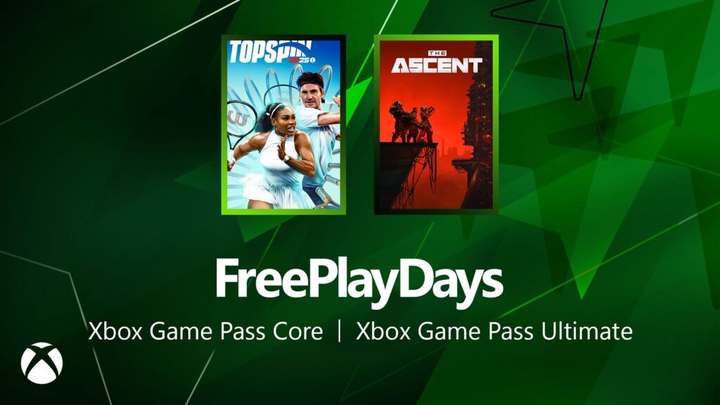 Free Play Days – TopSpin 2K25 and The Ascent