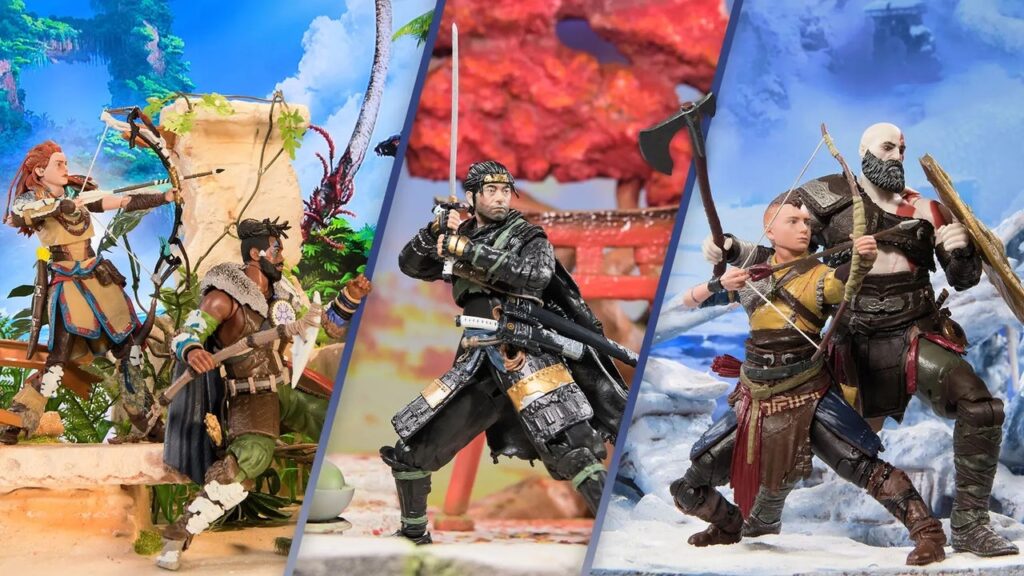 PlayStation Reveals The Shapes Collection Figures With God of War, Horizon, and Ghost of Tsushima