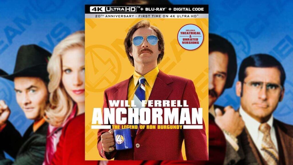 Anchorman Is Finally Available On 4K Blu-Ray, Just In Time For The Film's 20th Anniversary