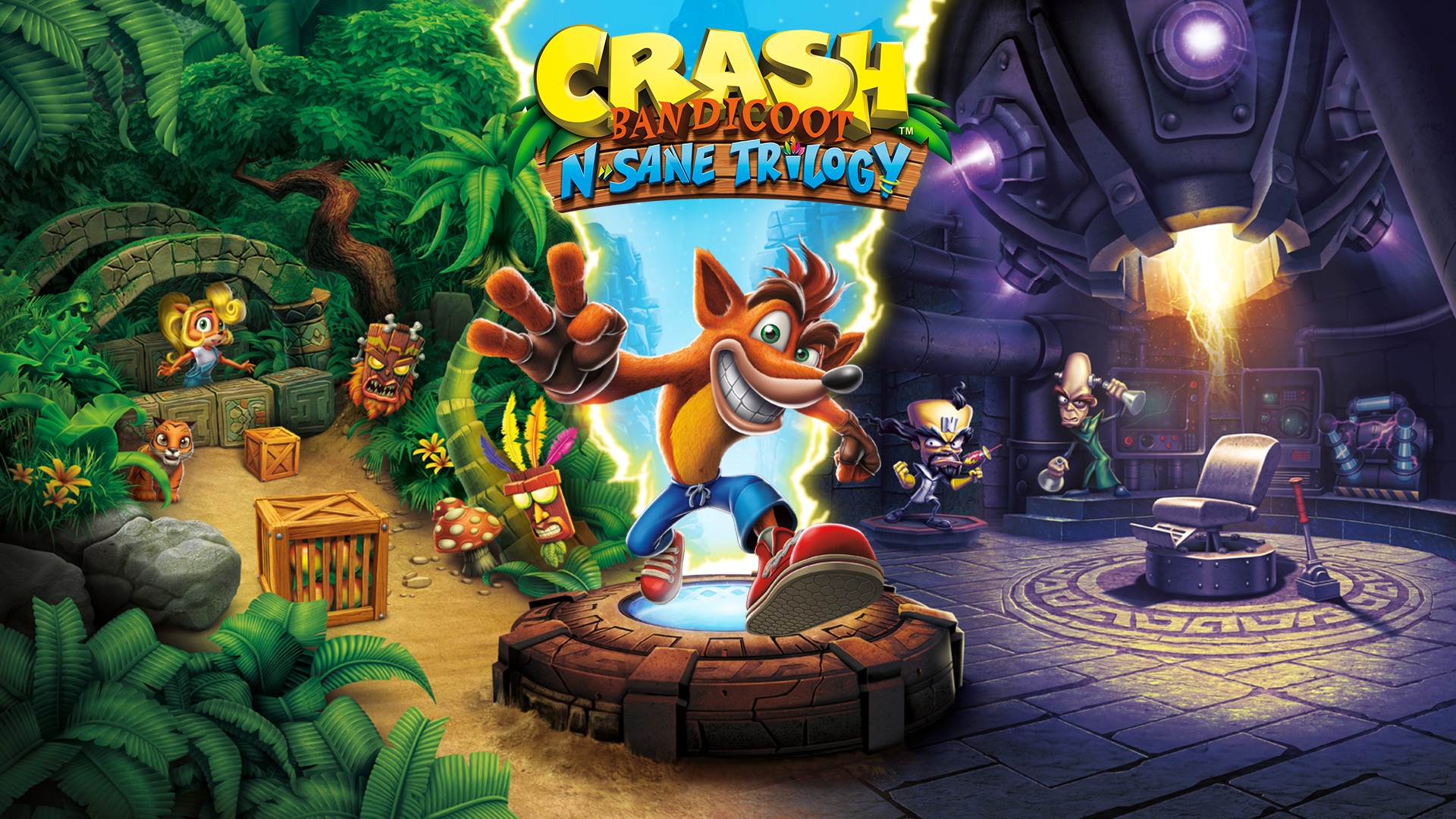 Crash Bandicoot N. Sane Trilogy Key Art