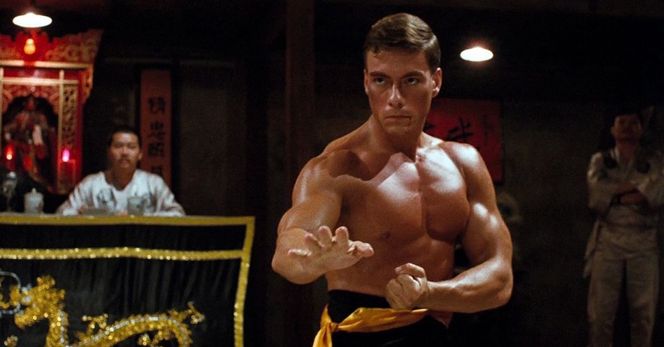 Jean-Claude Van Damme as martial artist Frank Dux in Bloodsport (1988)