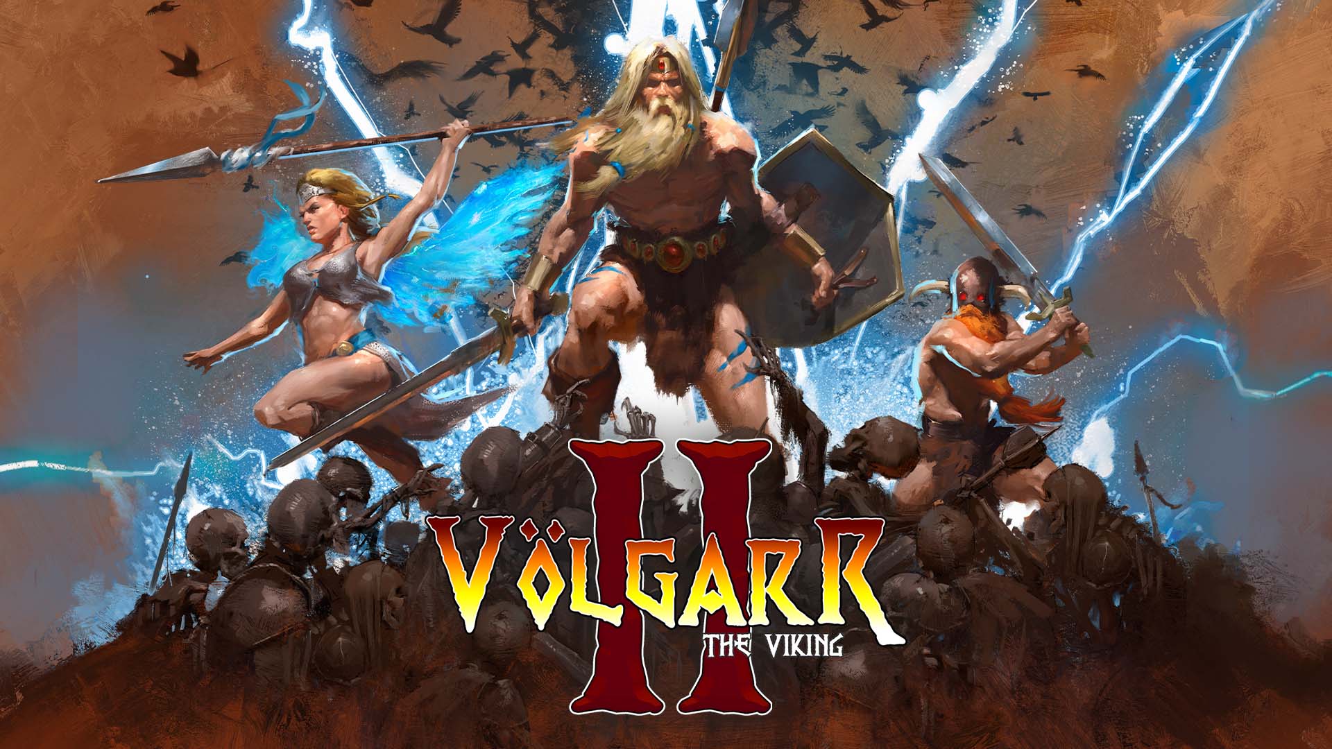 Volgarr 2 titled key art