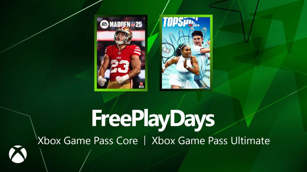 Free Play Days – Madden NFL 25 and TopSpin 2K25