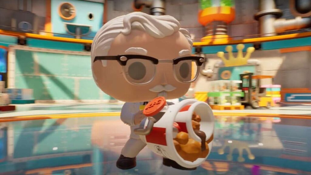 Watch KFC's Colonel Sanders Shoot Nuggets At A Monster In Funko Fusion