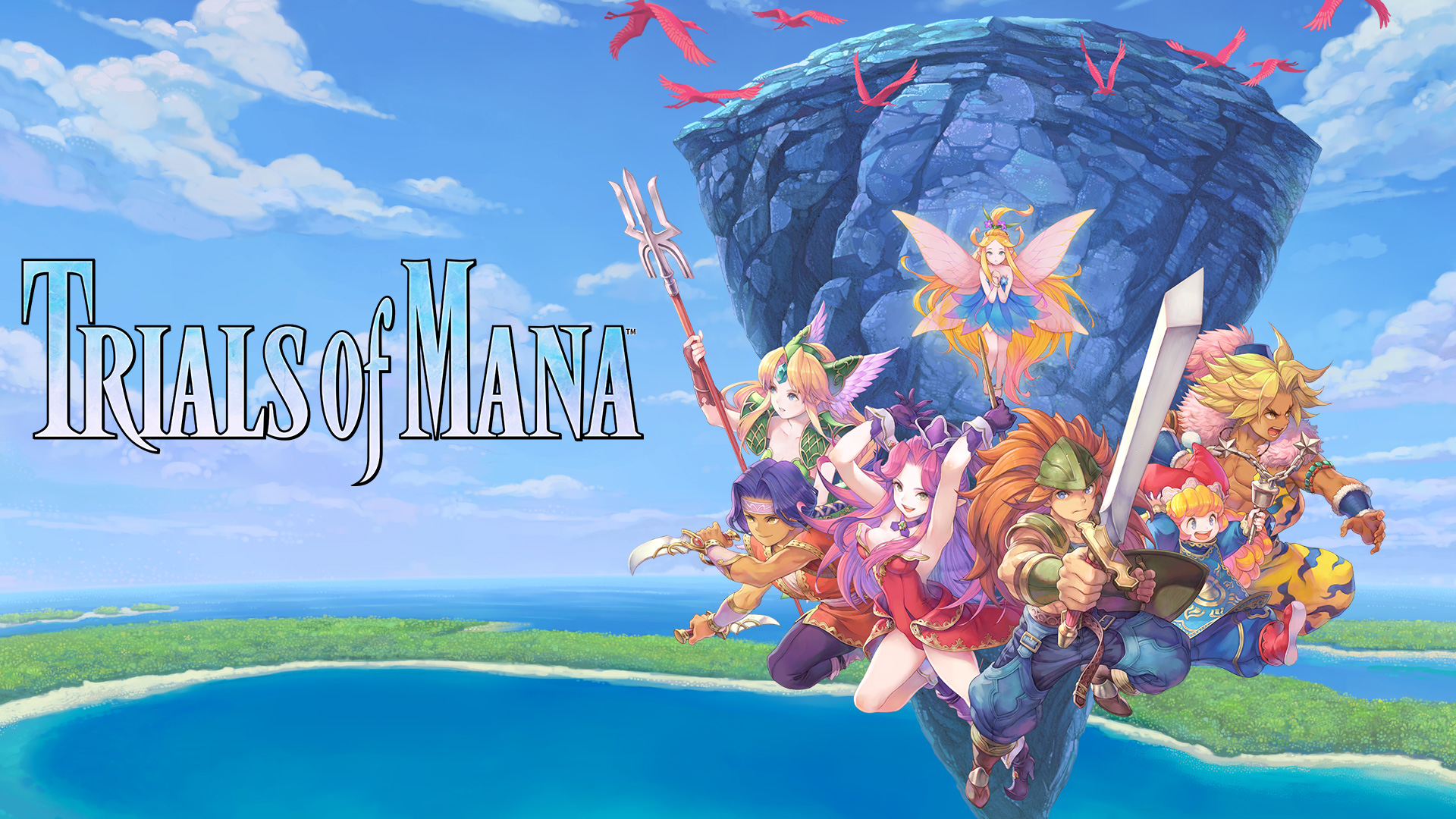 Trials of Mana Key Art