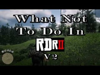 What Not To Do In Red Dead Redemption 2; V2