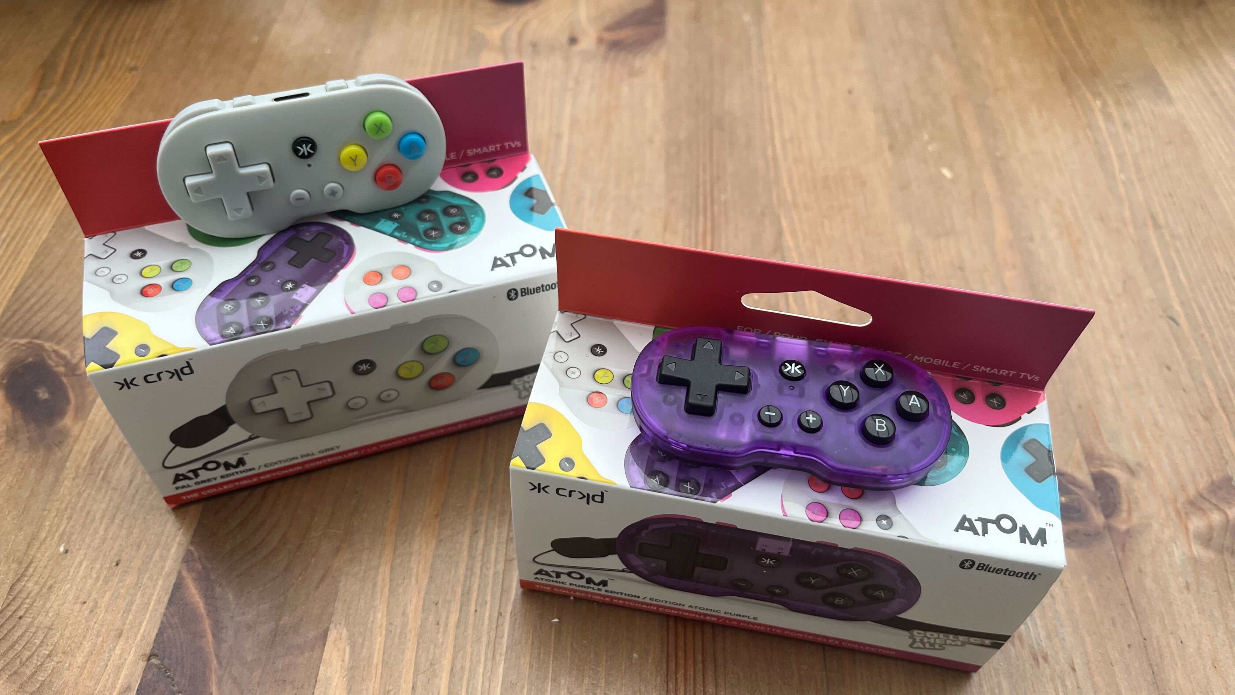 Atomic Purple and PAL Grey CRKD ATOM controller