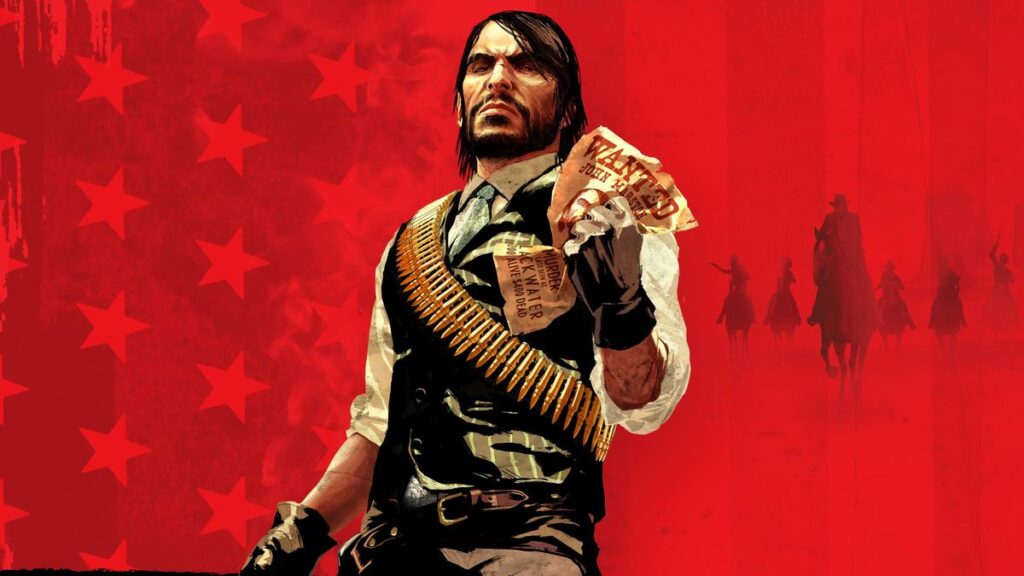 John Marston screws up a wanted poster.