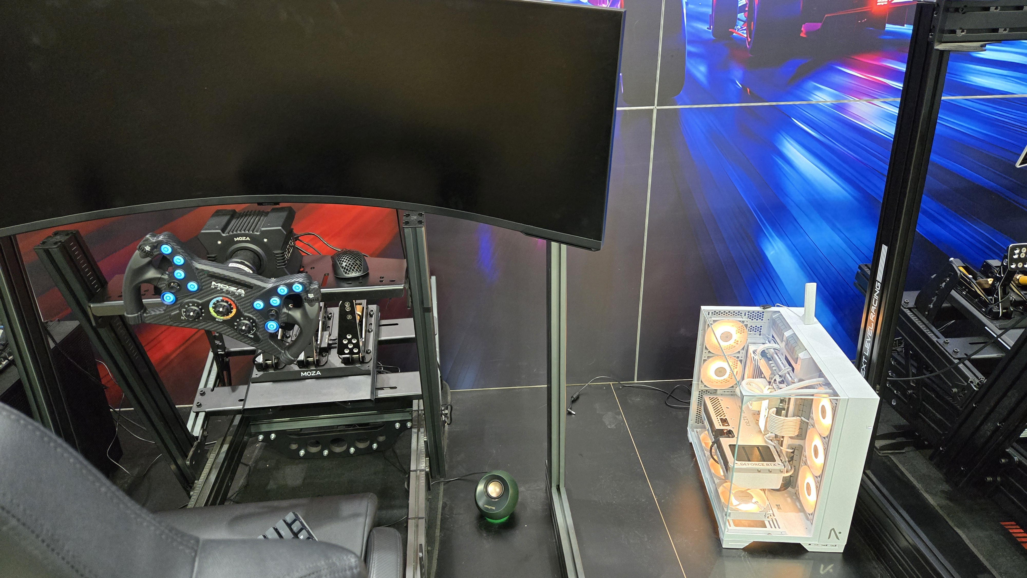 Custom gaming PCs on the showfloor at PAX Australia.